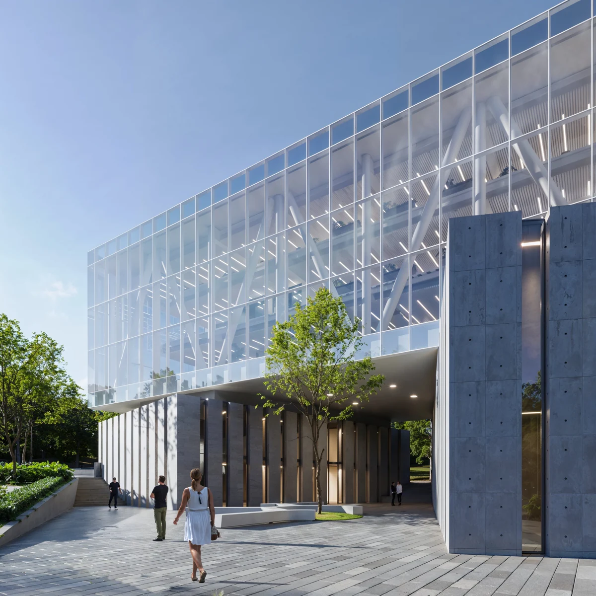 Render del futuro edificio Leonardo Da Vinci